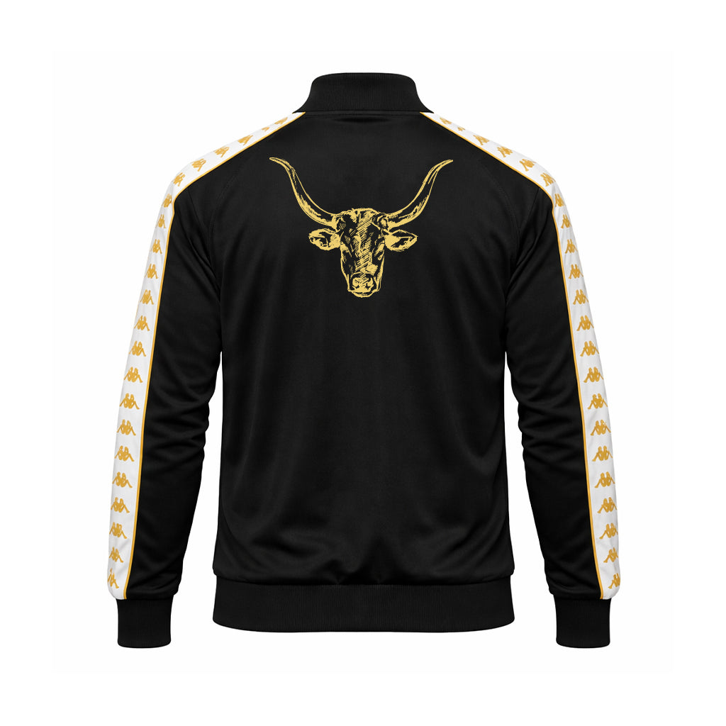 Kappa Black & Gold Track Top